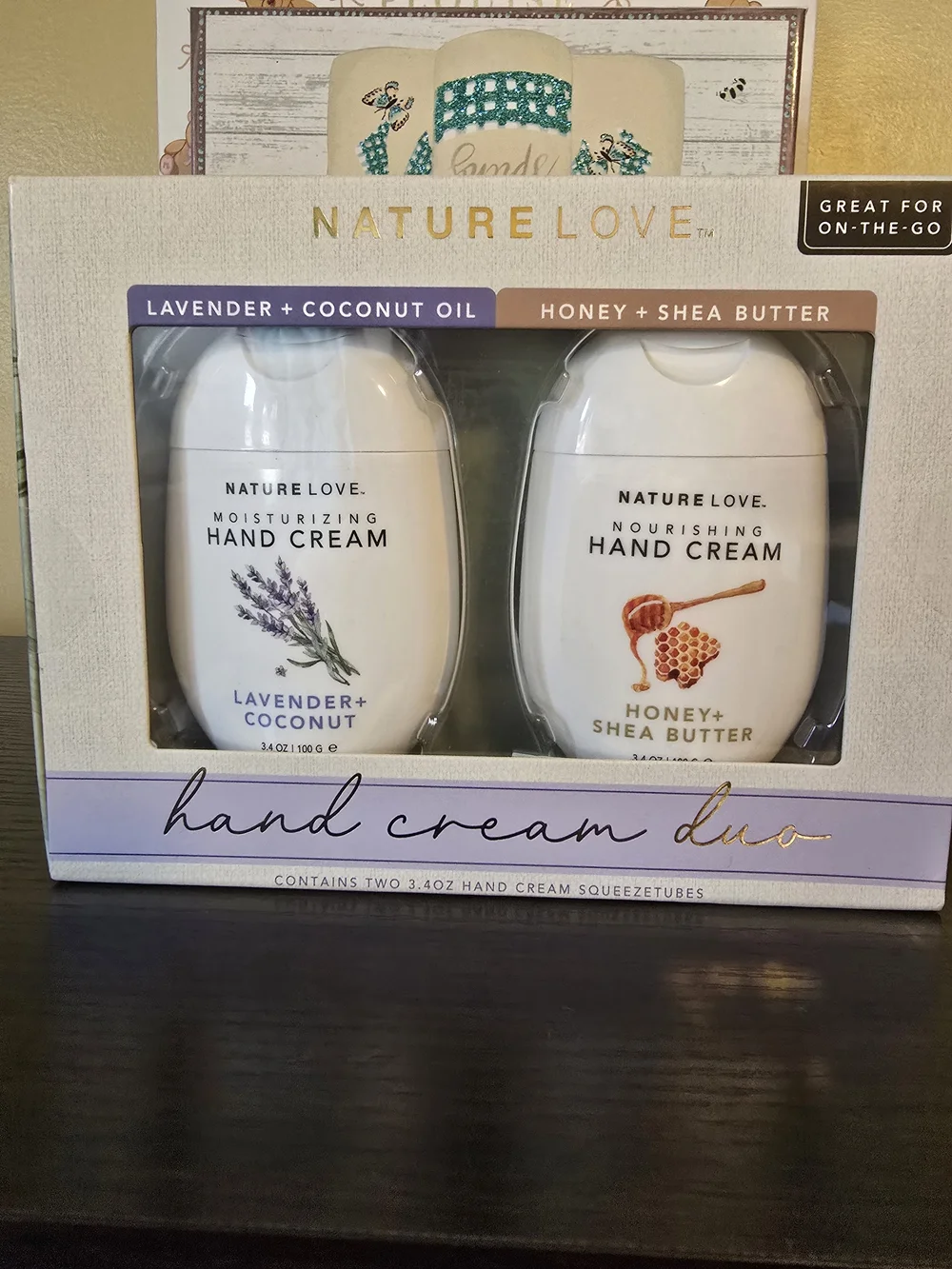 Nature Love Hand Cream Duo - Lavender + Coconut and Honey + Shea Butter
